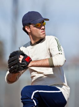  You might have to use a dad as the pitcher  