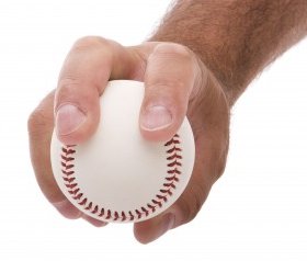  Sinker pitching grip 