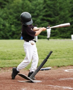 A t ball batter